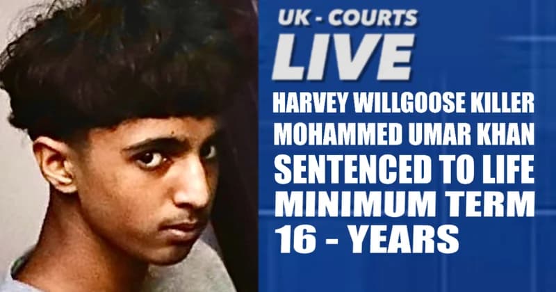 Harvey Willgoose Murder Live sentencing