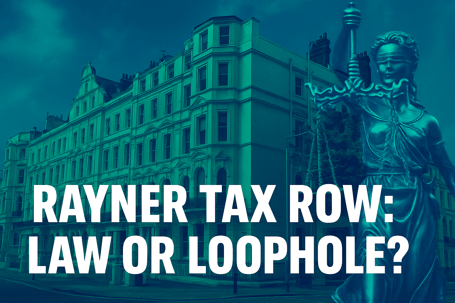 RAYNER TAX ROW: LAW OR LOOPHOLE?