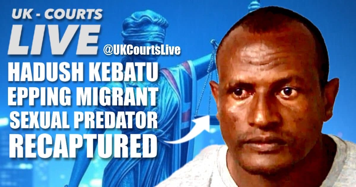 Professional Video Production News thumbnail showing recaptured Epping Migrant Sexual Predator Hadush Kebatu