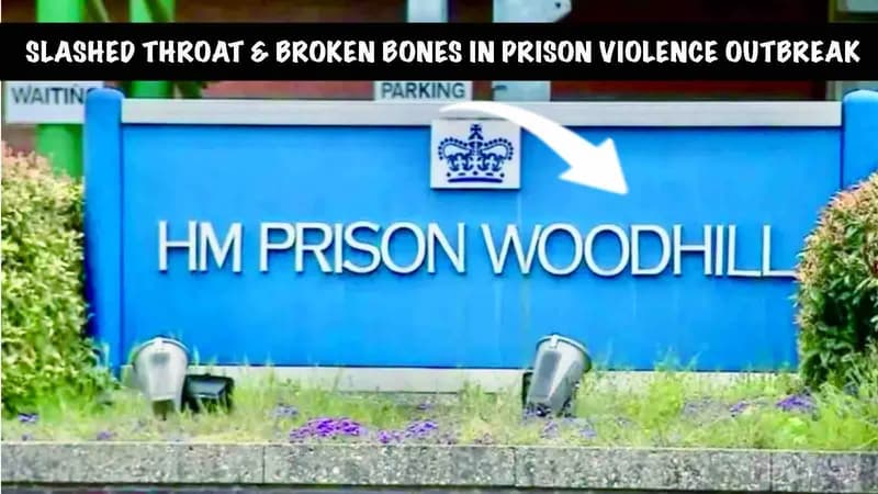 Video Production News thumbnail showing HMP Woodhill, site of shocking prison attack