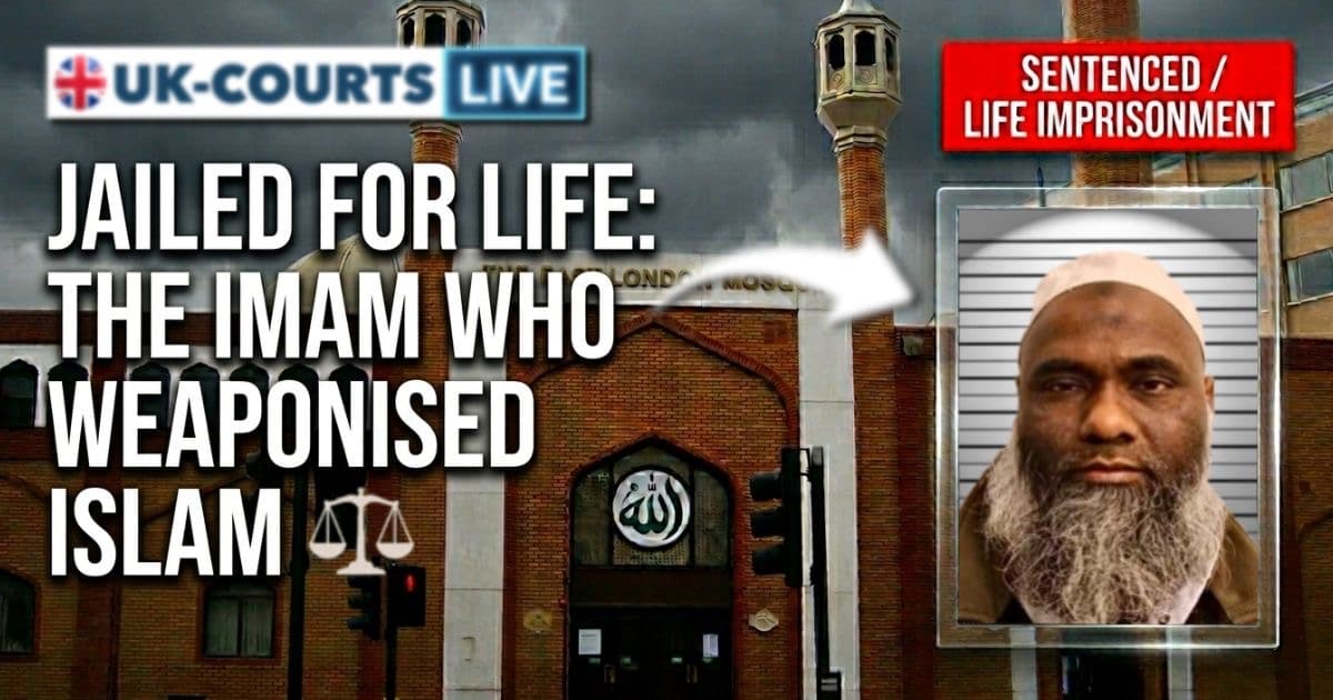 Professional sentencing news thumbnail image featuring custody photo of perpetrator. 