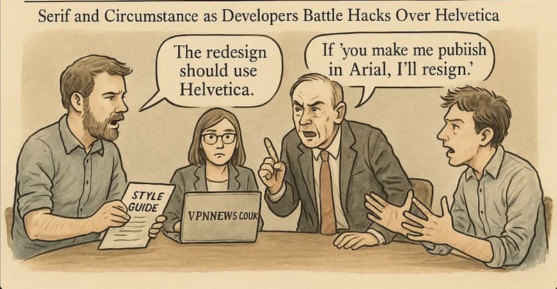 Arguing over fonts.