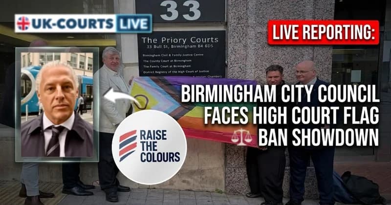 Ryan Bridge Birmingham Flag Injunction Hearing