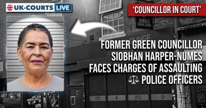 Birmingham councillor Siobhan Harper Nunes, in court over assault on police