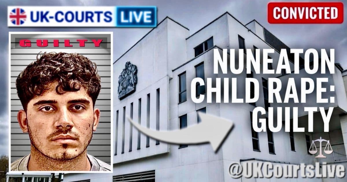 Video Production News thumbnail featuring custody photo of Afghan rapist 