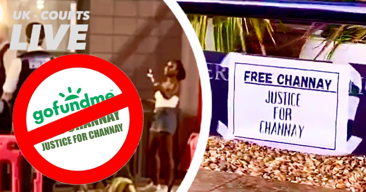 Image of Channay Augustus and GoFundMe Logo