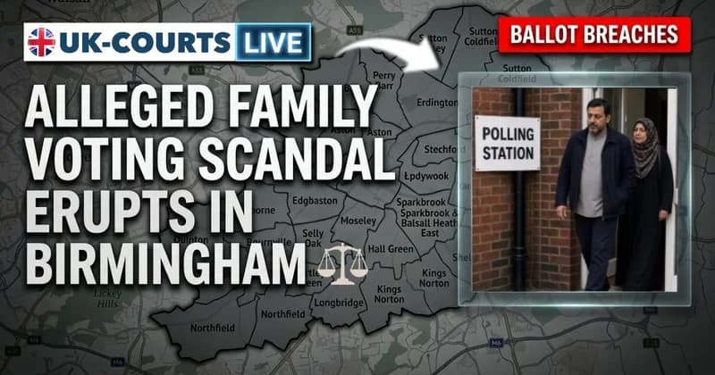 Alleged Family Voting Scandal graphic news thumbnail
