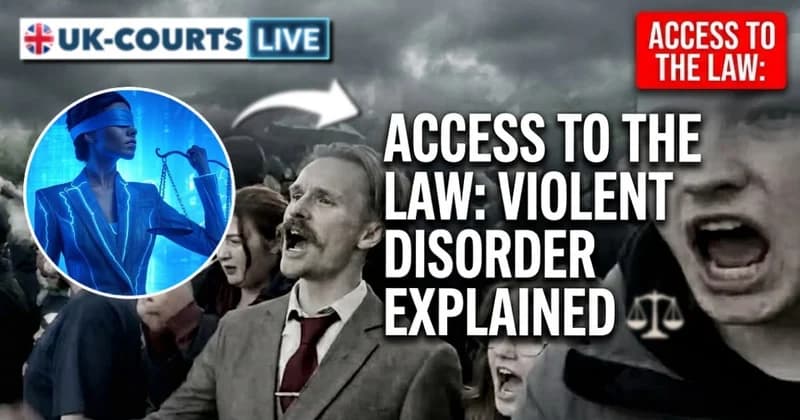 Professional news thumbnail featuring headline and scene from Southampton disorder. 