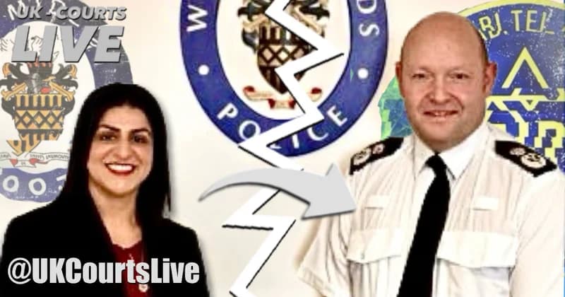 Home Office logo and WMP badge with the text "NO CONFIDENCE" in red.