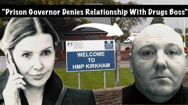 Prison governor Kerri Pegg, pictured, accused of affair with drugs boss Anthony Saunderson, pictured