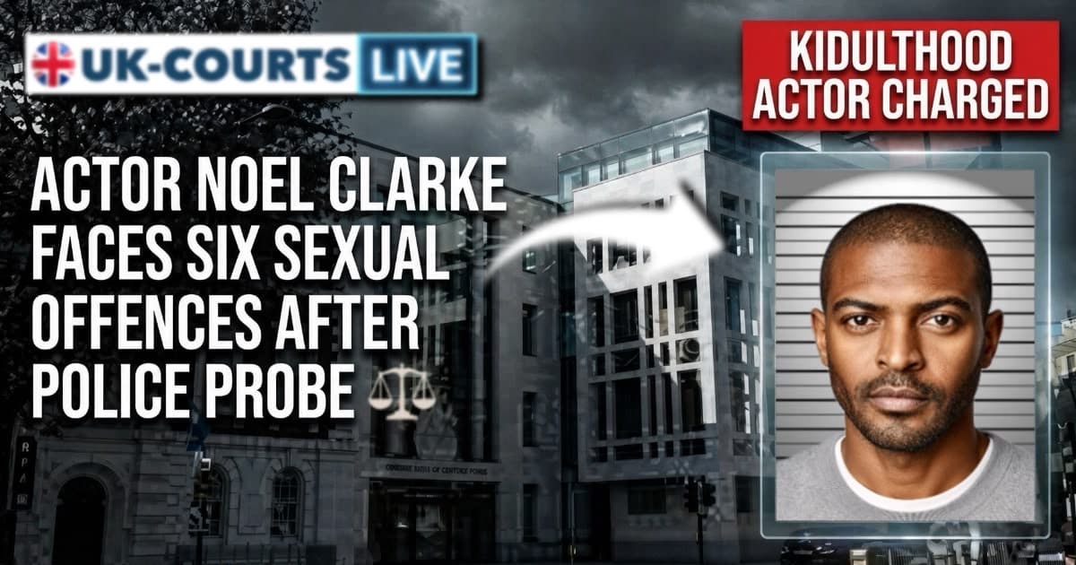 Image of actor Noel Clarke, charged with sex offences
