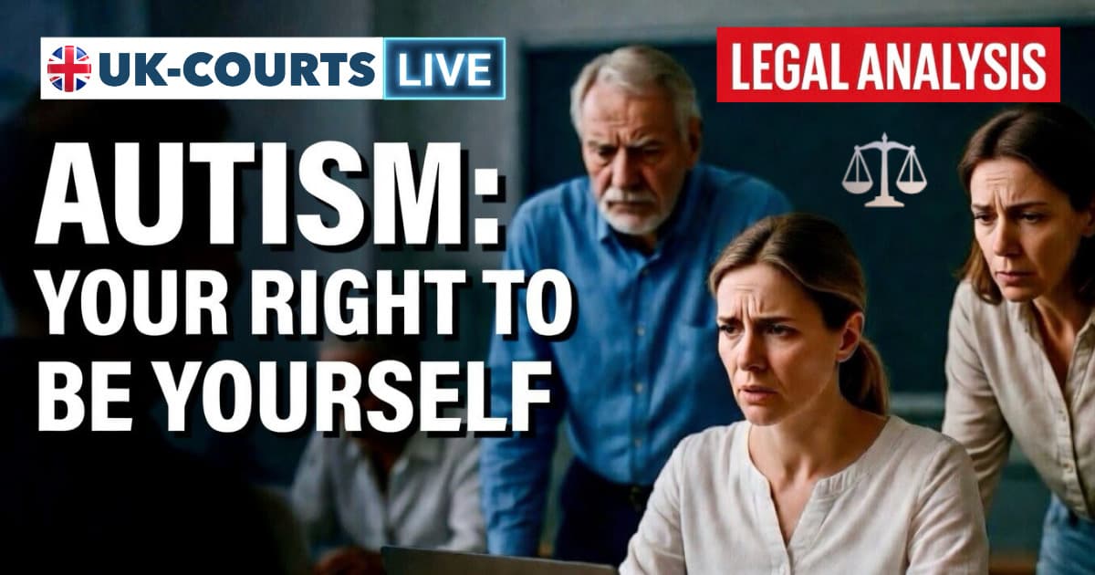 Image of a distraught autistic person