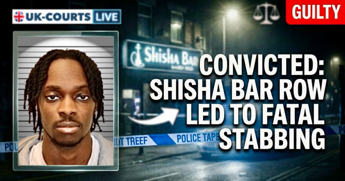 Image of convicted shisha knife man William Amadi