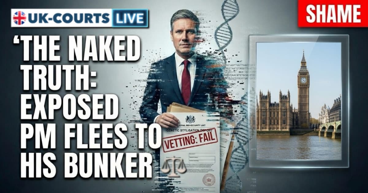 Image of naked and shamed Kier Starmer 