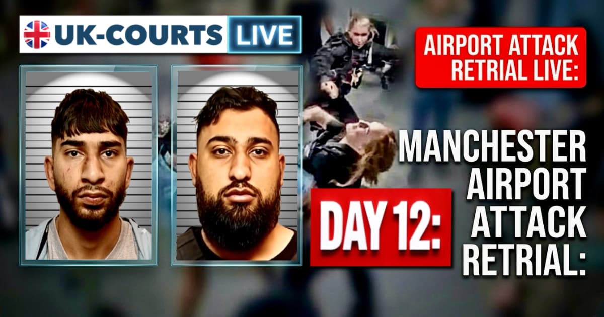 Image of Manchester Airport Attack thugs Day 8