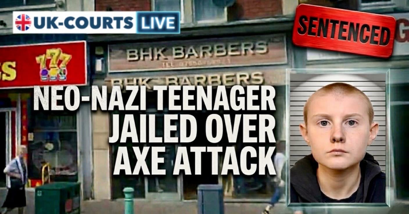 Image of jailed Nazi teenager Alina Burns
