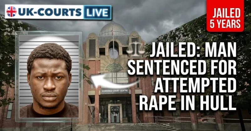 Image of convicted & sentenced Hull Rapist Qudus Ajeyemi