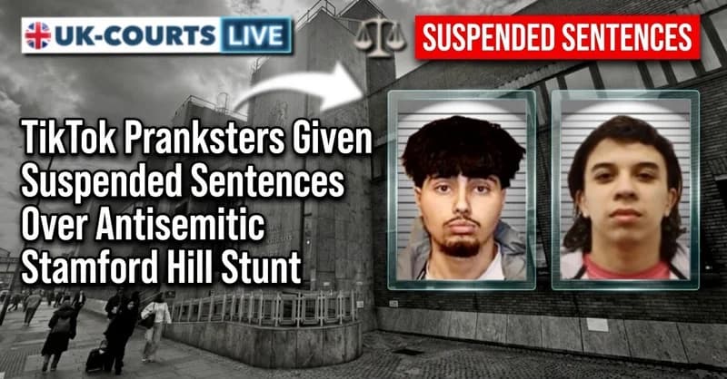 Image of convicted antisemitic TikTok Pranksters  Adam Bedoui and Abdelkader Amir Bousloub