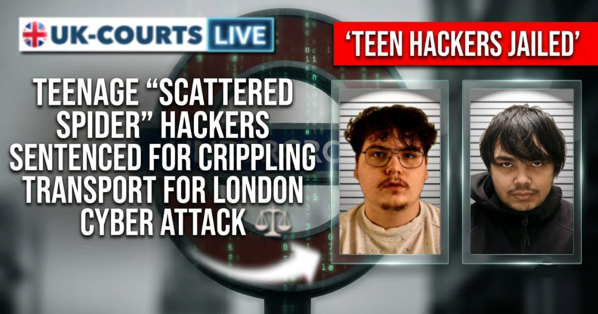 Image of Jailed TFL Hackers Owen Flowers and  Thalha Jubair