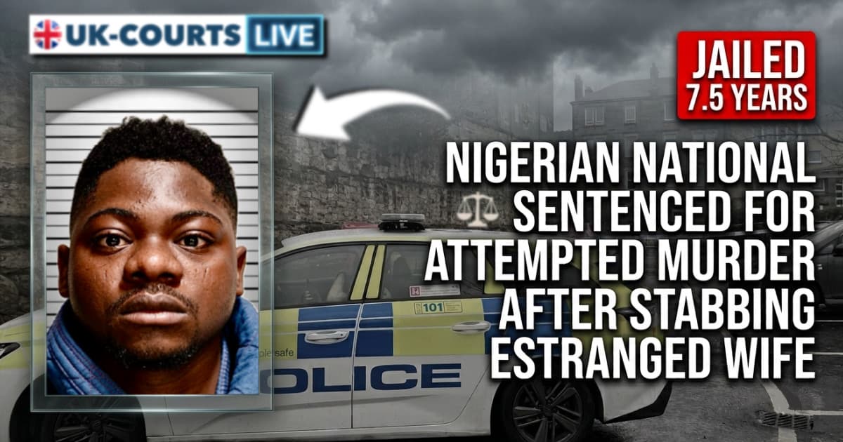 Image of Jailed violent Nigerian knife attacker Osarenkhoe Atutie
