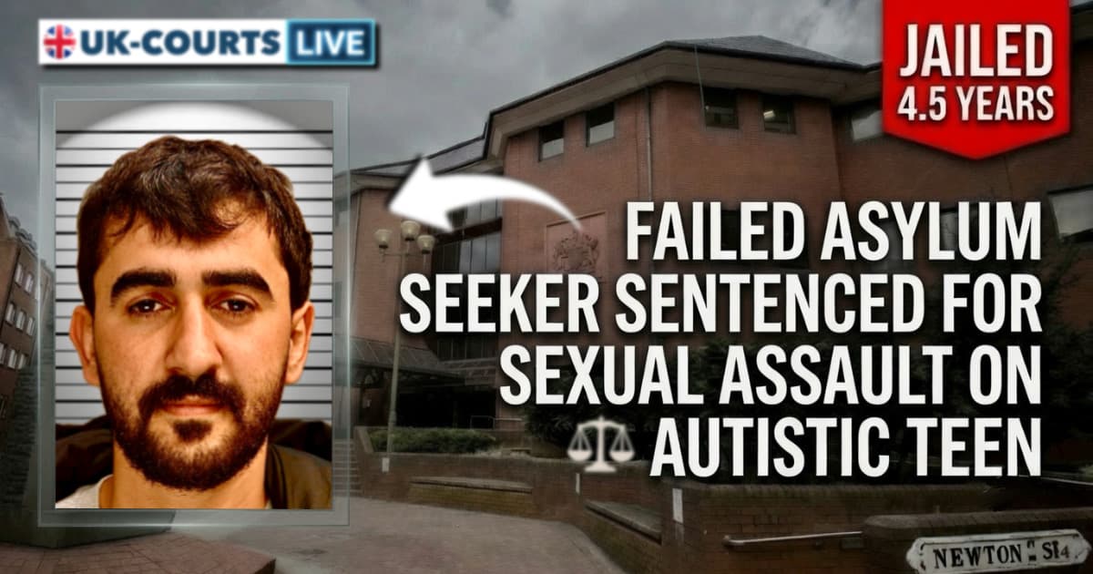 Image of failed asylum seeker and jailed sexual attacker Mohammad Hasani,