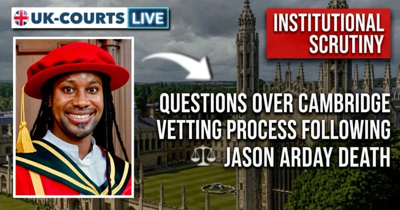 Image featuring discraced ex Cambridge Premier Jason Arday following his death