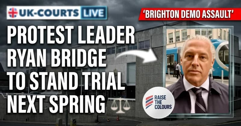 Image of raise the colours protest leader Ryan Bridge