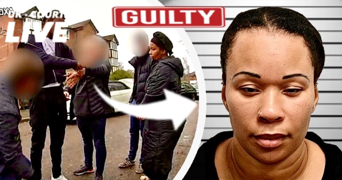 Killer & mother arrested in London - mugshot of mother Jahzeen Carpenter 