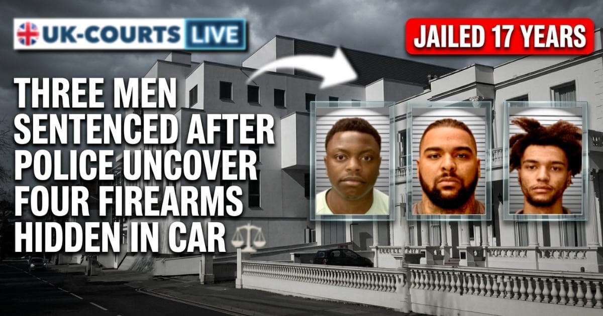 Junior Dube, Kai Williams and Tyreece Barnett-Leslie jailed after guns found in car