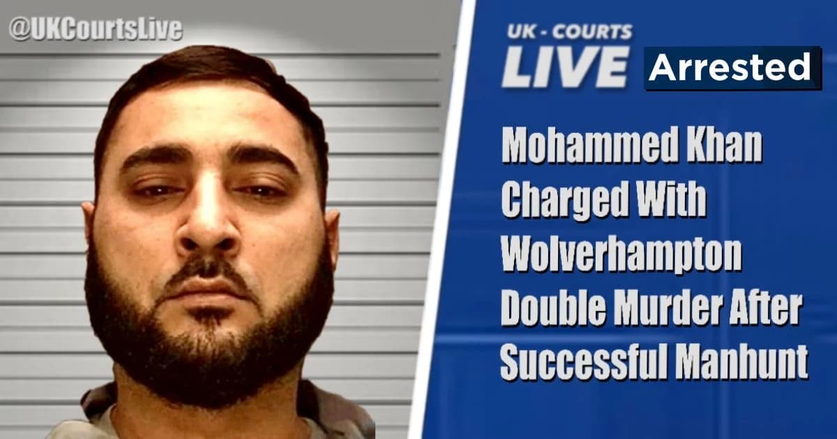 Video Production News professional headline news card thumbnail featuring alleged Wolverhampton double suspect Mhammed...