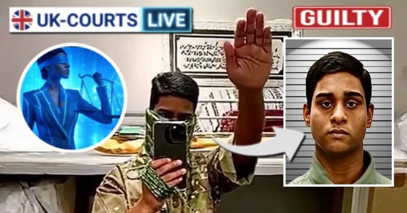 Professional Video Production News thumbnail image featuring Dihan Rahan performing Nazi salute