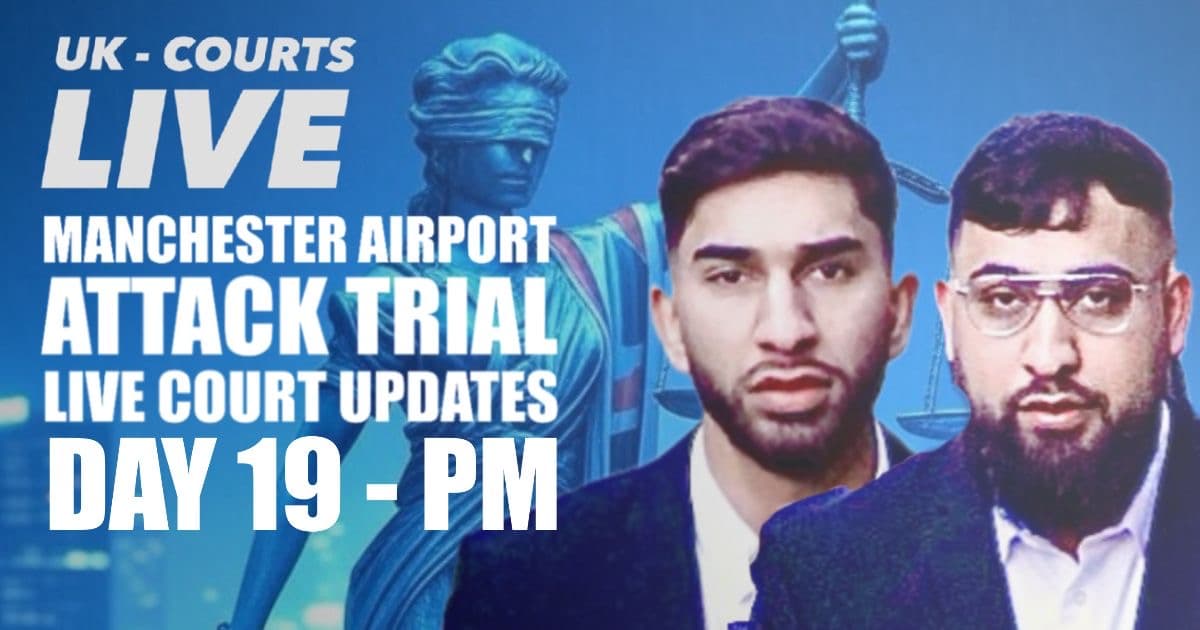 Professional News card thumbnail showing images of Manchester Airport attackers 