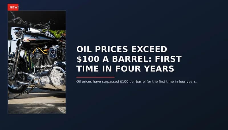 News: Oil prices exceed $100 a barrel: First time in four years — VPNews
