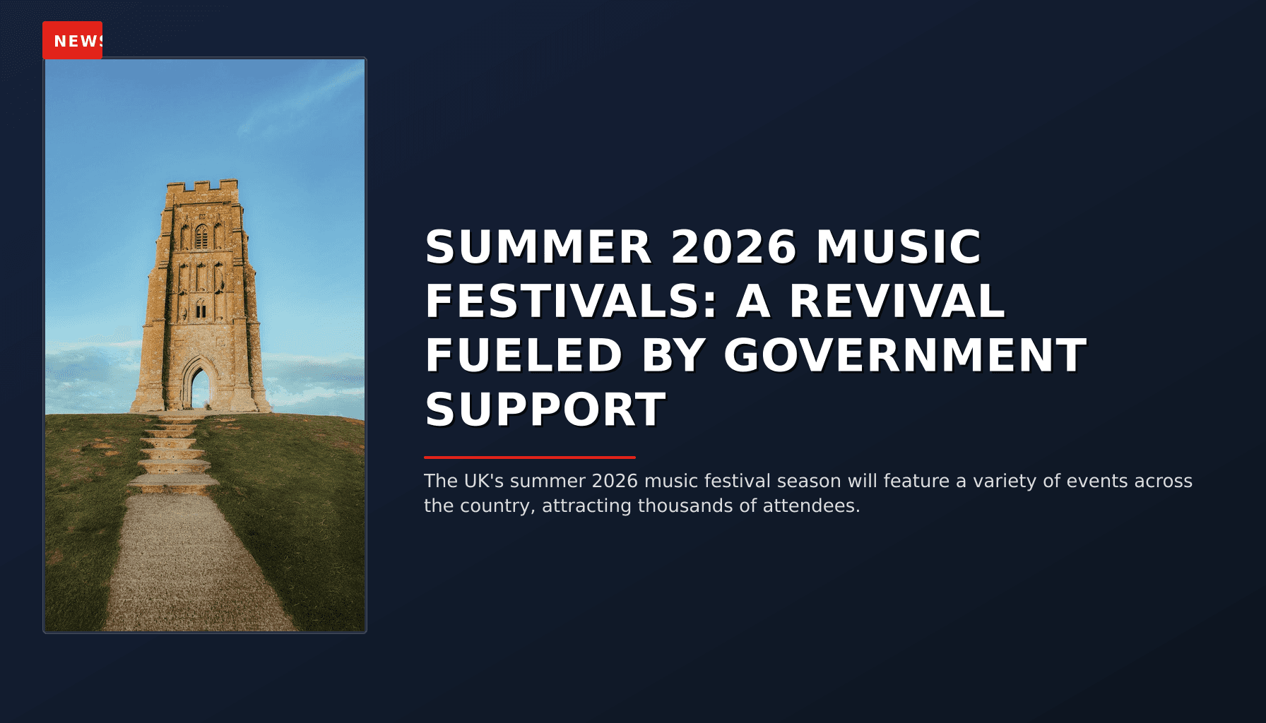 NEWS: SUMMER 2026 MUSIC FESTIVALS: A REVIVAL FUELED BY GOVERNMENT SUPPORT — VPNews