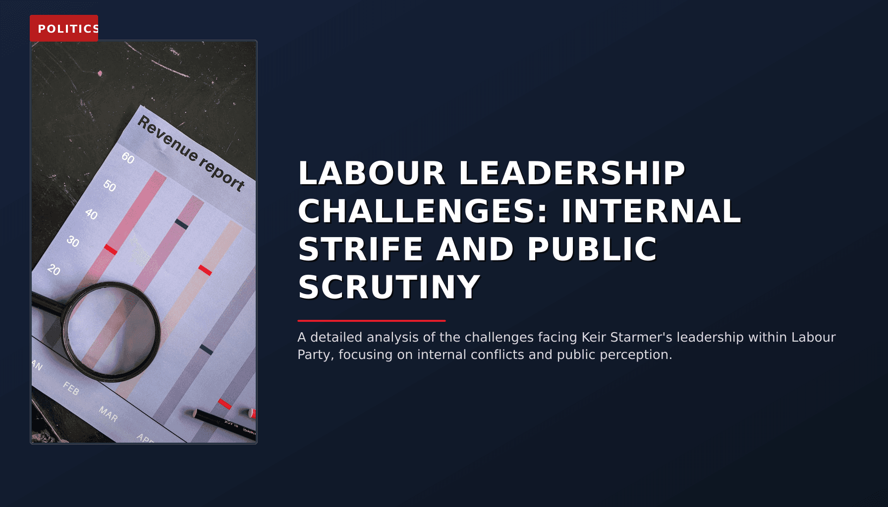 POLITICS: LABOUR LEADERSHIP CHALLENGES: INTERNAL STRIFE AND PUBLIC SCRUTINY — VPNews