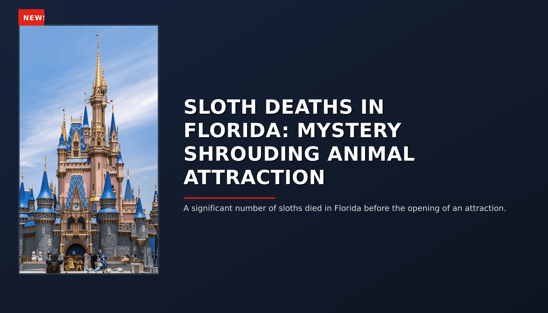 NEWS: SLOTH DEATHS IN FLORIDA: MYSTERY SHROUDING ANIMAL ATTRACTION — VPNews