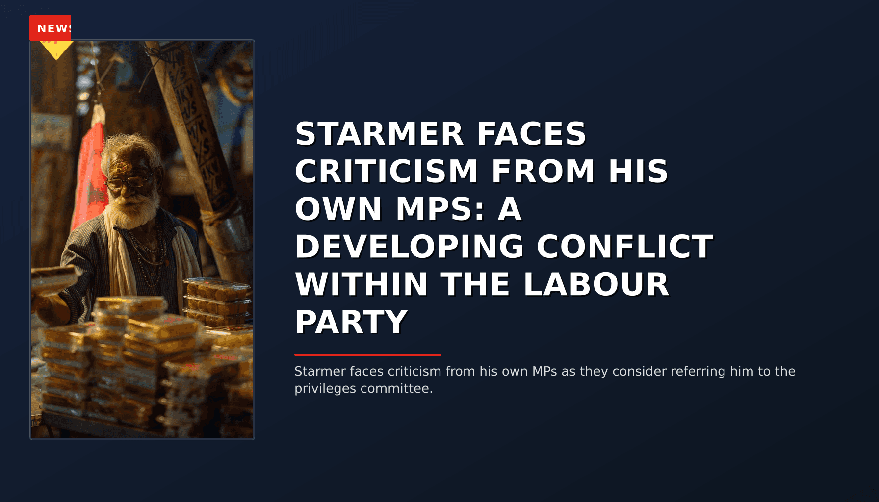 NEWS: STARMER FACES CRITICISM FROM HIS OWN MPS: A DEVELOPING CONFLICT WITHIN THE LABOUR PARTY — VPNews