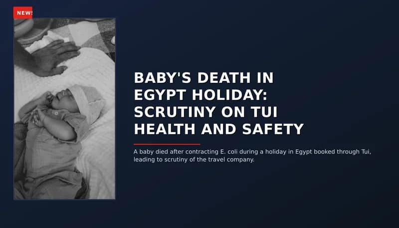 NEWS: BABY'S DEATH IN EGYPT HOLIDAY: SCRUTINY ON TUI HEALTH AND SAFETY — VPNews