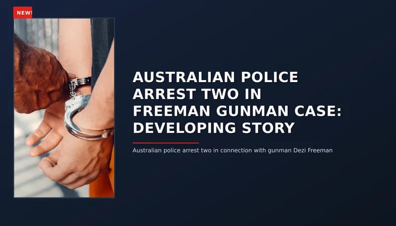 NEWS: AUSTRALIAN POLICE ARREST TWO IN FREEMAN GUNMAN CASE: DEVELOPING STORY — VPNews