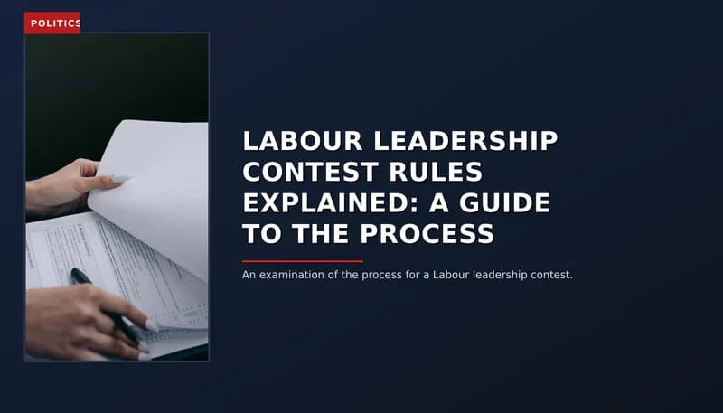 POLITICS: LABOUR LEADERSHIP CONTEST RULES EXPLAINED: A GUIDE TO THE PROCESS — VPNews
