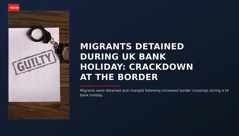 NEWS: MIGRANTS DETAINED DURING UK BANK HOLIDAY: CRACKDOWN AT THE BORDER — VPNews