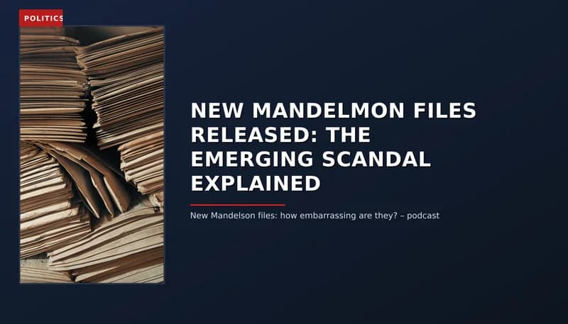 POLITICS: NEW MANDELMON FILES RELEASED: THE EMERGING SCANDAL EXPLAINED — VPNews