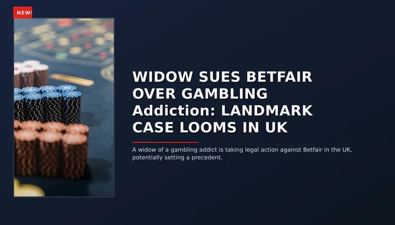 NEWS: WIDOW SUES BETFAIR OVER GAMBLING Addiction: LANDMARK CASE LOOMS IN UK — VPNews