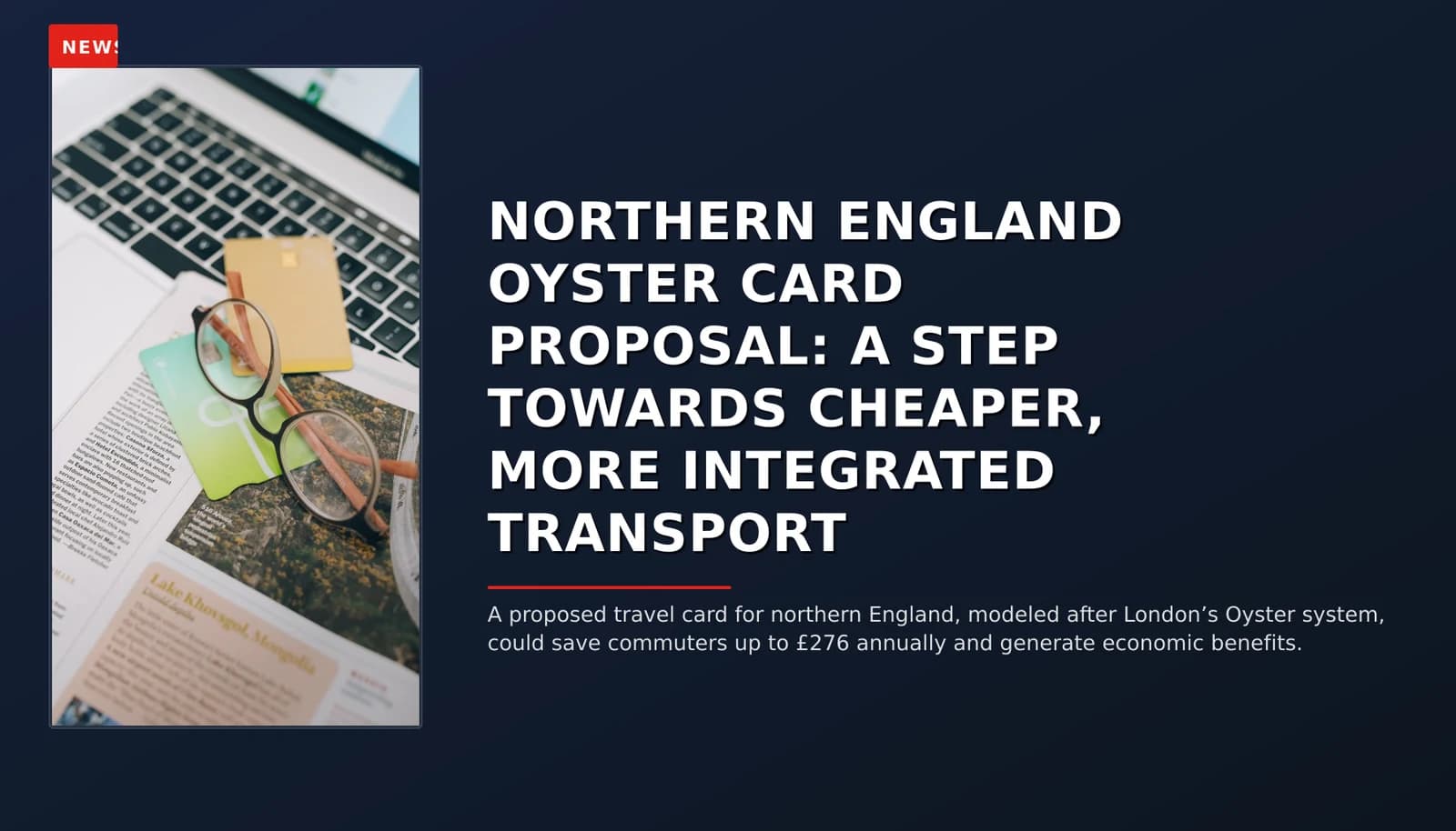 NEWS: NORTHERN ENGLAND OYSTER CARD PROPOSAL: A STEP TOWARDS CHEAPER, MORE INTEGRATED TRANSPORT — VPNews