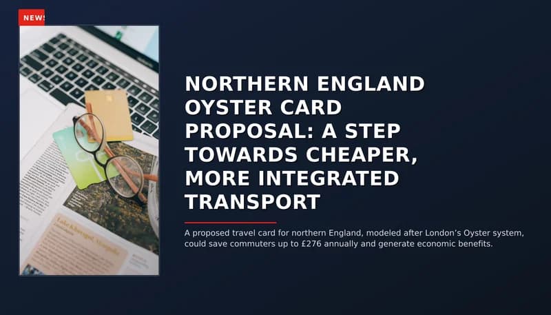 NEWS: NORTHERN ENGLAND OYSTER CARD PROPOSAL: A STEP TOWARDS CHEAPER, MORE INTEGRATED TRANSPORT — VPNews