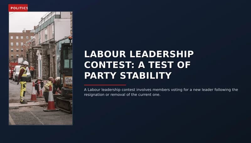POLITICS: LABOUR LEADERSHIP CONTEST: A TEST OF PARTY STABILITY — VPNews