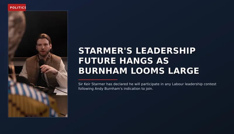 POLITICS: STARMER'S LEADERSHIP FUTURE HANGS AS BURNHAM LOOMS LARGE — VPNews