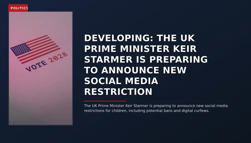 POLITICS: DEVELOPING: THE UK PRIME MINISTER KEIR STARMER IS PREPARING TO ANNOUNCE NEW SOCIAL MEDIA R — VPNews