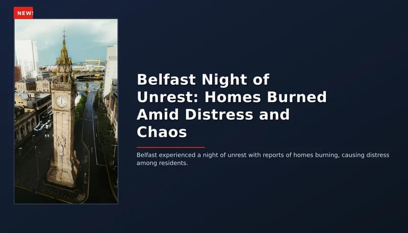 NEWS: Belfast Night of Unrest: Homes Burned Amid Distress and Chaos — VPNews