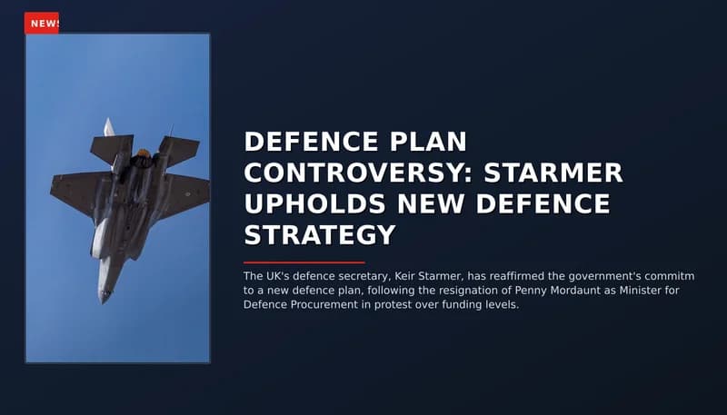 NEWS: DEFENCE PLAN CONTROVERSY: STARMER UPHOLDS NEW DEFENCE STRATEGY — VPNews